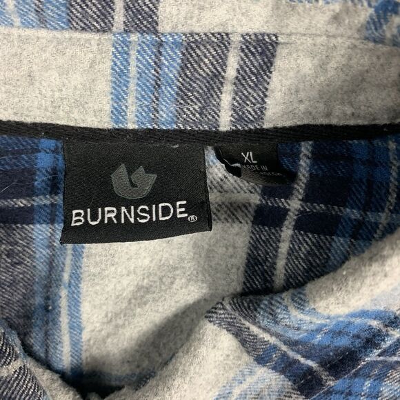 Burnside - Women's Long Sleeve XL gray Flannel - Picture 2 of 6